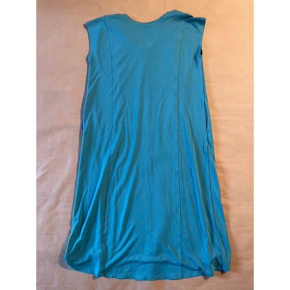 J Jill Wearever Collection Shift Dress Size L Pockets Jersey Knit Travel Lounge - Picture 3 of 9